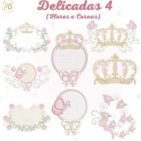 Coleção Flores e Coroas Delicadas