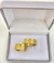 Combo aliancas+solitário banhado a ouro - comprar online