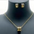 Set de joyería LV - Acero inoxidable enchapado en oro 18k