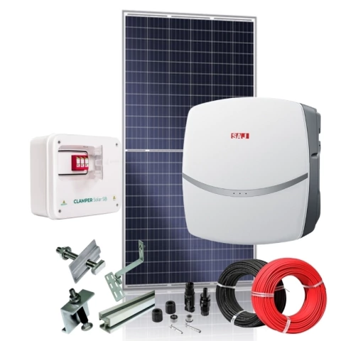 Kit Solar 13,20 kWp - Inversor SAJ - 22 módulos de 600Wp