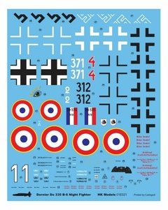 Dornier Do 335 B-6 Night Fighter 1/32 - HKM 1E21 - Hey Hobby - Modelismo Extraordinário