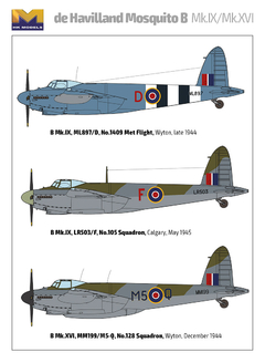 de Havilland Mosquito B Mk. IX / XVI 1/32 - HKM 1E16 - comprar online
