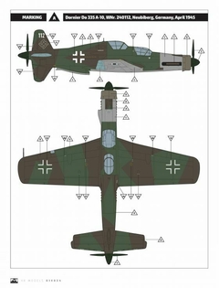 Dornier Do 335 A-10 Trainer 1/32 - HKM 1E09 - Hey Hobby - Modelismo Extraordinário