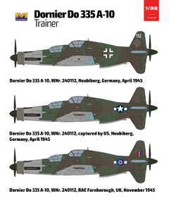 Dornier Do 335 A-10 Trainer 1/32 - HKM 1E09 - comprar online