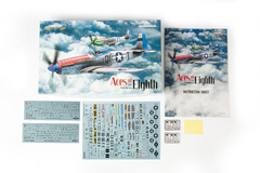 P-51D Mustang Ases da 8a Força Aérea 1/72 - Edição Limitada Eduard 2147 - comprar online