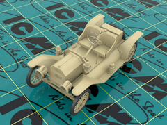 Model T 1913 Speedster c/ American Sport Car Drivers 1/24 - ICM 24026 - Hey Hobby - Modelismo Extraordinário