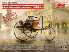 Benz Patent-Motorwagen 1886 c/ rodas de plástico 1/24 - ICM 24042