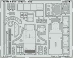 P-51D-15 Interior Revell 1/32 - Photo-Etch 32993 - comprar online