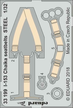 Cintos I-153 Chaika 1/32 - Photo-Etch STEEL 33199