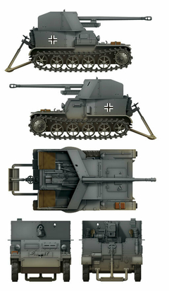 Pz.Sfl.Ia 5cm Pak38 (VK3.02) 1/35 - Das Werk 35017 - Hey Hobby - Modelismo Extraordinário