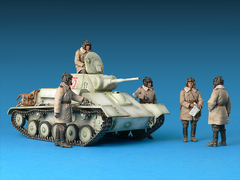 T-70M Tanque Leve Soviético c/ figuras - Edição Limitada 1/35 - MiniArt 35194 - Hey Hobby - Modelismo Extraordinário