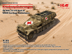 Krankenpanzerwagen Sd.Kfz.251/8 Ausf. A 1/35 - ICM 35113