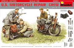 U.S. MOTORCYCLE REPAIR CREW. SPECIAL EDITION 1/35 - MiniArt 35284