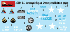 U.S. MOTORCYCLE REPAIR CREW. SPECIAL EDITION 1/35 - MiniArt 35284 - Hey Hobby - Modelismo Extraordinário