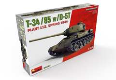 T-34/85 c/ D-5T Fábrica 112. Primavera 1944 1/35 - MiniArt 35293