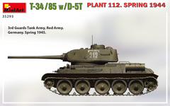 Imagem do T-34/85 c/ D-5T Fábrica 112. Primavera 1944 1/35 - MiniArt 35293