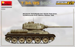 T-34/85 c/ interior Fábrica 112. Primavera 1944 1/35 - MiniArt 35294