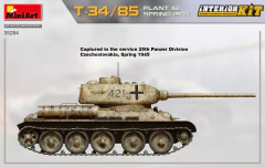 T-34/85 c/ interior Fábrica 112. Primavera 1944 1/35 - MiniArt 35294 na internet