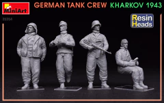 GERMAN TANK CREW. KHARKOV 1943. c/ Cabeças em Resina 1/35 - MiniArt 35354 na internet