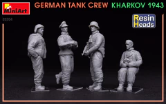 GERMAN TANK CREW. KHARKOV 1943. c/ Cabeças em Resina 1/35 - MiniArt 35354 - Hey Hobby - Modelismo Extraordinário
