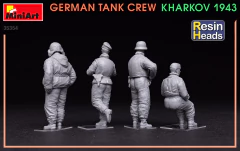 Imagem do GERMAN TANK CREW. KHARKOV 1943. c/ Cabeças em Resina 1/35 - MiniArt 35354