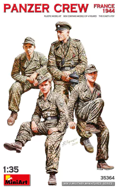 PANZER CREW. FRANCE 1944 1/35 - MiniArt 35364