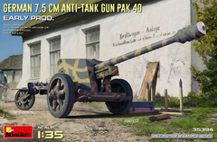 7.5CM PAK 40 EARLY PROD. 1/35 - MiniArt 35394