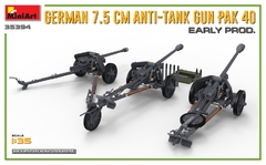 7.5CM PAK 40 EARLY PROD. 1/35 - MiniArt 35394 - Hey Hobby - Modelismo Extraordinário