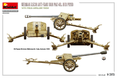 7.5CM PAK 40 Mid c/ artilheiros e munição 1/35 - MiniArt 35400 - loja online