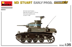 M3 Stuart "Early" c/ Interior 1/35 - MiniArt 35404 - loja online