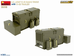 Radio Truck K-51 US Army c/atrelado K-52 1/35 - MiniArt 35418 na internet