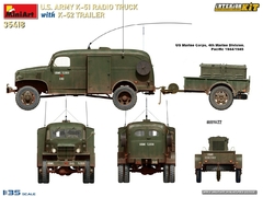 Radio Truck K-51 US Army c/atrelado K-52 1/35 - MiniArt 35418