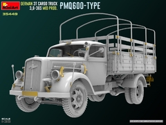Caminhão Alemão 3T CARGO 3,6-36S Prod. Intermediária PMQ600 1/35 - MiniArt 35449 - comprar online