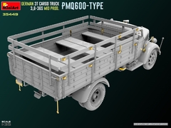 Caminhão Alemão 3T CARGO 3,6-36S Prod. Intermediária PMQ600 1/35 - MiniArt 35449 - loja online