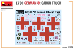 Caminhão Alemão L701 3T CARGO 1/35 - MiniArt 35450 - comprar online
