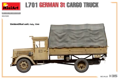 Caminhão Alemão L701 3T CARGO 1/35 - MiniArt 35450 - loja online