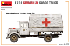 Caminhão Alemão L701 3T CARGO 1/35 - MiniArt 35450 na internet