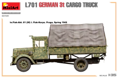 Caminhão Alemão L701 3T CARGO 1/35 - MiniArt 35450 - comprar online