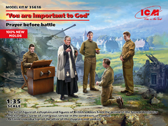 ‘You are important to God’ - Capelão e Soldados em Missa 1/35 - ICM 35616