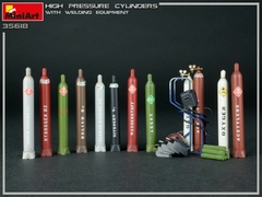 Cilindros e Equipamento de Solda 1/35 - MiniArt 35618 - Hey Hobby - Modelismo Extraordinário