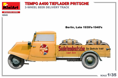 Caminhão Tempo A400 Tieflader 1/35 - MiniArt 38045 na internet