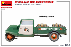 Caminhão Tempo A400 Tieflader 1/35 - MiniArt 38045 - loja online