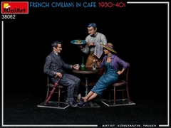 Civis franceses no Café - Anos 30 e 40 1/35 - MiniArt 38062 na internet