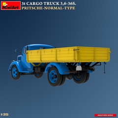 Caminhão Alemão 3t 3,6-36S. Pritsche Comum uso Civil 1/35 - MiniArt 38079 - comprar online