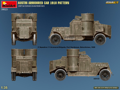 Austin Armoured Car 1918 - Dunsterforce Inglês c/ Interior 1/35 - MiniArt 39023 - loja online