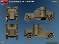 Austin Armoured Car 1918 - Dunsterforce Inglês c/ Interior 1/35 - MiniArt 39023 - Hey Hobby - Modelismo Extraordinário