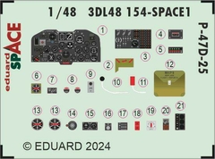 Decais 3D P-47D-25 MiniArt 1/48 - SPACE - 3DL48154 - comprar online
