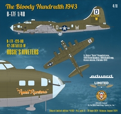 The BLOODY HUNDREDTH 1943 - B-17F 100th BG 1/48 - Edição Limitada Eduard 11183 - loja online