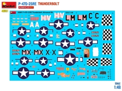 P-47D-25RE Thunderbolt 1/48 - Edição Avançada MiniArt 48001
