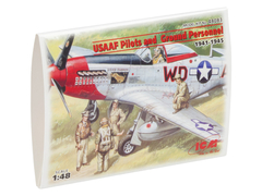 USAAF Pilots and Ground Personnel (1941-1945) 1/48 - ICM 48083 na internet